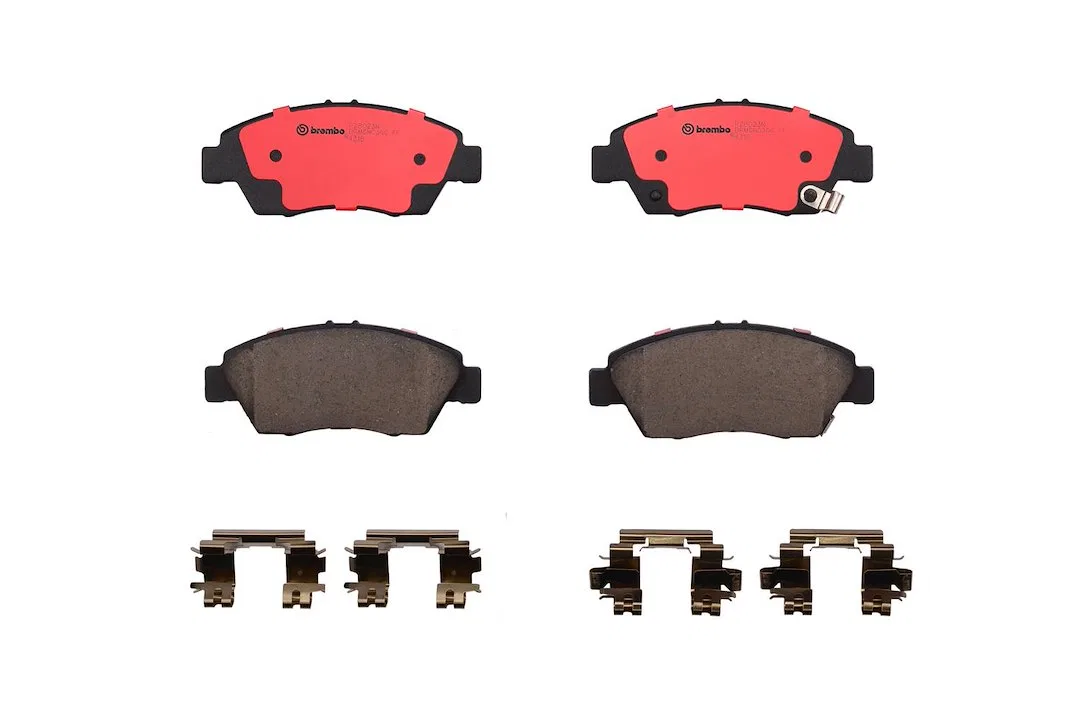 P28023N – BREMBO Brake Pad, FMSI Number D621-7497 Ceramic Set Of 4 With Hardware